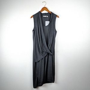 Athleta Duet Dress Heather Charcoal Grey XL NWT